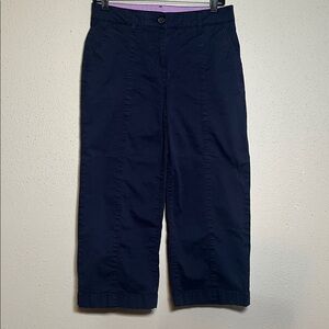 Boden Women's Chino Capri Pants Navy Blue size US 6P